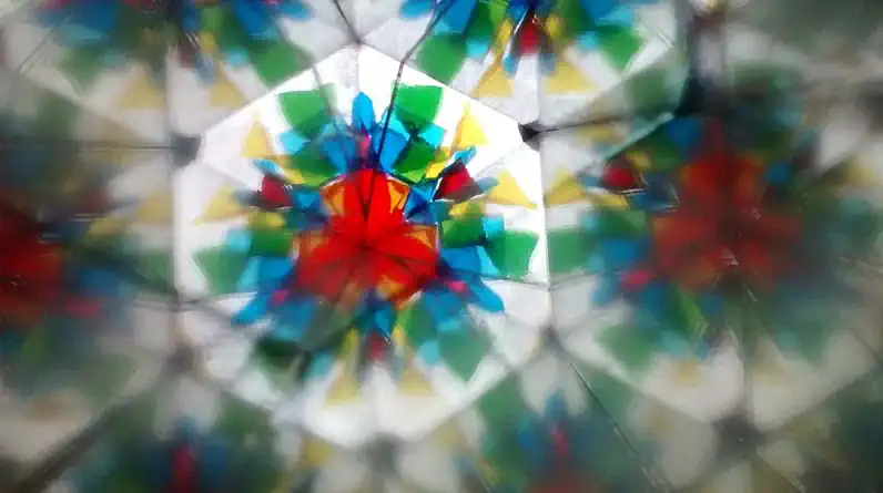 Kaleidoscope Stained Glass Project For Children